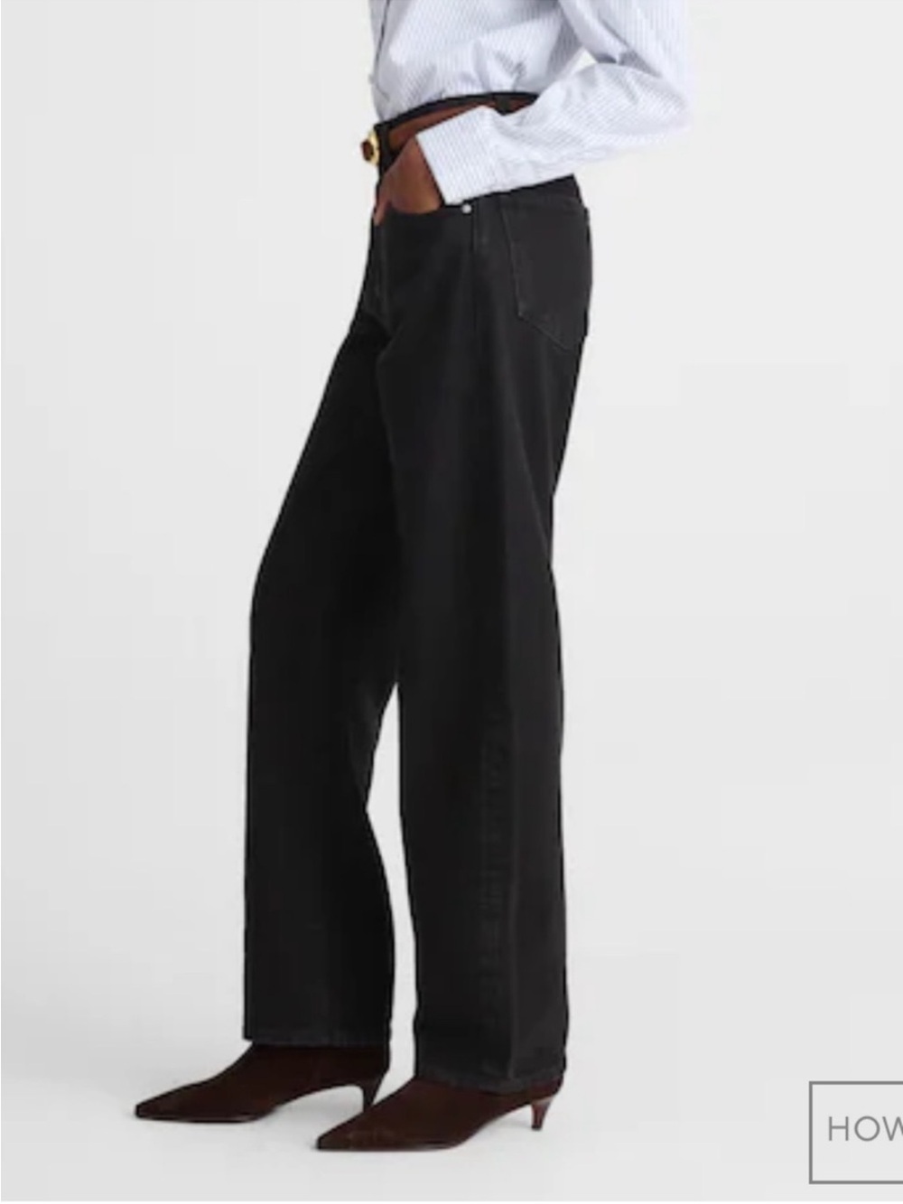 Madewell The Balloon Jean Black Size 24